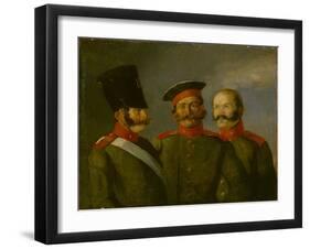 Tsar's Nicholas I Life Guards, Second Quarter of the 19th Cen-Alexander Ivanovich Sauerweid-Framed Giclee Print