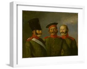 Tsar's Nicholas I Life Guards, Second Quarter of the 19th Cen-Alexander Ivanovich Sauerweid-Framed Giclee Print