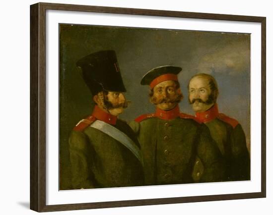 Tsar's Nicholas I Life Guards, Second Quarter of the 19th Cen-Alexander Ivanovich Sauerweid-Framed Giclee Print