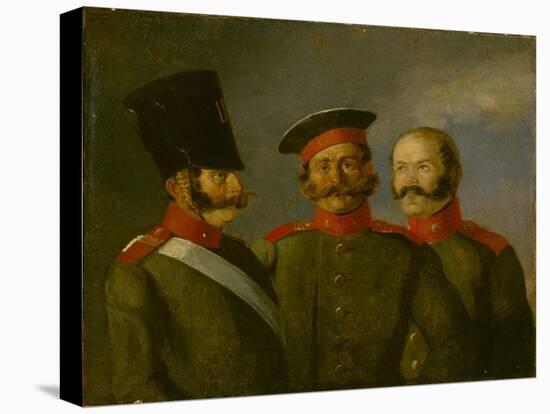 Tsar's Nicholas I Life Guards, Second Quarter of the 19th Cen-Alexander Ivanovich Sauerweid-Stretched Canvas