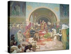 Tsar Simeon of Bulgaria (R.893-927), from the 'Slav Epic', 1923-Alphonse Mucha-Stretched Canvas