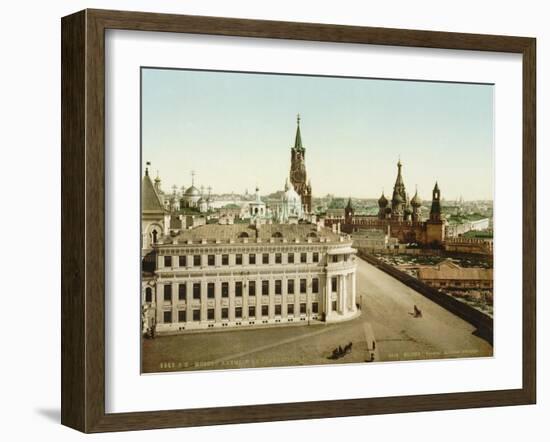 Tsar Square in the Moscow Kremlin, Russia, 1890S-null-Framed Giclee Print