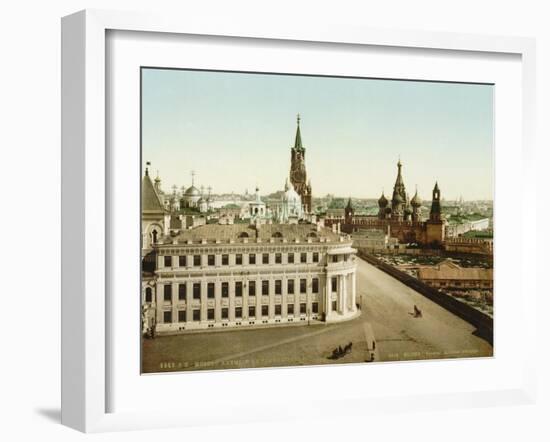 Tsar Square in the Moscow Kremlin, Russia, 1890S-null-Framed Giclee Print