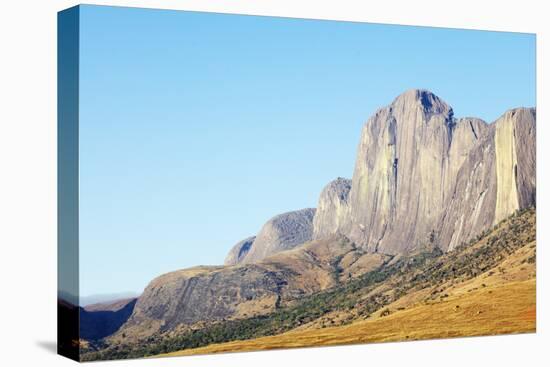 Tsaranoro Valley, Ambalavao, central area, Madagascar, Africa-Christian Kober-Stretched Canvas