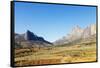 Tsaranoro Valley and Chameleon Peak, Ambalavao, central area, Madagascar, Africa-Christian Kober-Framed Stretched Canvas