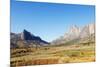 Tsaranoro Valley and Chameleon Peak, Ambalavao, central area, Madagascar, Africa-Christian Kober-Mounted Photographic Print