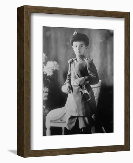 Tsarevich Alexei of Russia, C1910-C1914-null-Framed Giclee Print