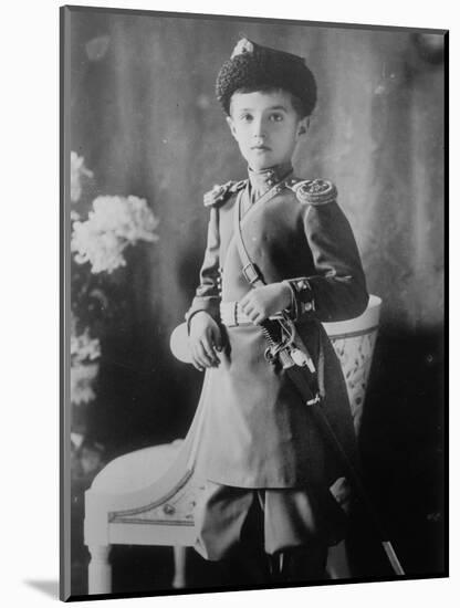 Tsarevich Alexei of Russia, C1910-C1914-null-Mounted Giclee Print