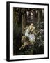 Tsarevich Ivan Riding the Grey Wolf, 1889-Viktor Mihajlovic Vasnecov-Framed Giclee Print