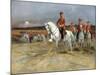 Tsarevich Nicholas Reviewing the Troops-Édouard Detaille-Mounted Giclee Print