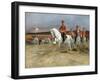 Tsarevich Nicholas Reviewing the Troops-Édouard Detaille-Framed Giclee Print