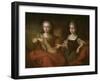 Tsarevich Peter Alekseevitch and Tsarevna Nathalie Alekseevna as Apollo and Diana, C.1722-Louis Caravaque-Framed Giclee Print