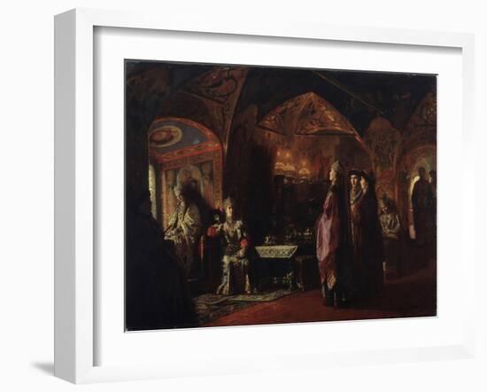 Tsarevna's Dwelling, 1878-Mikhail Petrovich Klodt-Framed Giclee Print