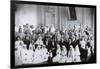 Tsarina Maria Fyodorovna of Russia Visiting a Hospital in Kiev, 1915-null-Framed Giclee Print