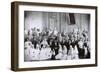 Tsarina Maria Fyodorovna of Russia Visiting a Hospital in Kiev, 1915-null-Framed Premium Giclee Print