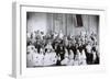 Tsarina Maria Fyodorovna of Russia Visiting a Hospital in Kiev, 1915-null-Framed Premium Giclee Print