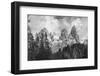 Tschamin Valley, Valle di Ciamin, in the Rosengarten, Catinaccio mountain range-Martin Zwick-Framed Photographic Print