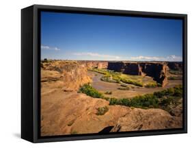 Tsegi Overlook Along the South Rim Drive, Canyon De Chelly National Monument, Arizona, USA-Bernard Friel-Framed Stretched Canvas