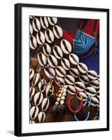 Tsemay Woman's Traditional Goatskin Dress, Key Afir, Lower Omo Valley, Ethiopia-Jane Sweeney-Framed Photographic Print