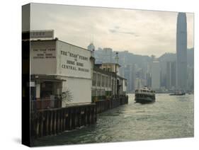 Tsim Sha Tsui Star Ferry Terminal, Kowloon, Hong Kong, China-Amanda Hall-Stretched Canvas