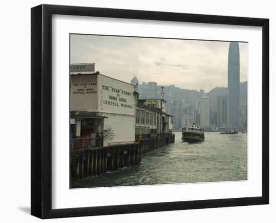 Tsim Sha Tsui Star Ferry Terminal, Kowloon, Hong Kong, China-Amanda Hall-Framed Photographic Print