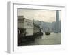 Tsim Sha Tsui Star Ferry Terminal, Kowloon, Hong Kong, China-Amanda Hall-Framed Photographic Print