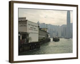 Tsim Sha Tsui Star Ferry Terminal, Kowloon, Hong Kong, China-Amanda Hall-Framed Photographic Print