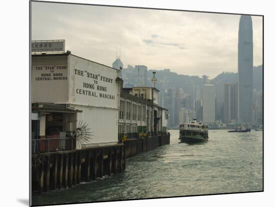 Tsim Sha Tsui Star Ferry Terminal, Kowloon, Hong Kong, China-Amanda Hall-Mounted Photographic Print