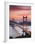 Tsing Ma Bridge at Dusk, Tsing Yi, Hong Kong, China-Ian Trower-Framed Photographic Print