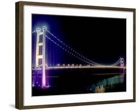 Tsing Ma Bridge, Hong Kong, China-Russell Gordon-Framed Photographic Print