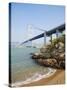 Tsing Ma Bridge, Ma Wan, Hong Kong, China, Asia-null-Stretched Canvas