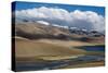 Tso Moriri lake at an altitude of 4595m, Ladakh, Himalayas, north India, Asia-Alex Treadway-Stretched Canvas