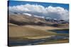 Tso Moriri lake at an altitude of 4595m, Ladakh, Himalayas, north India, Asia-Alex Treadway-Stretched Canvas