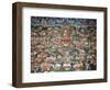 Tsong-Kha-Pa, Seated on a Lotus, Surrounded by Various Disciples (Ink on Silk)-null-Framed Giclee Print