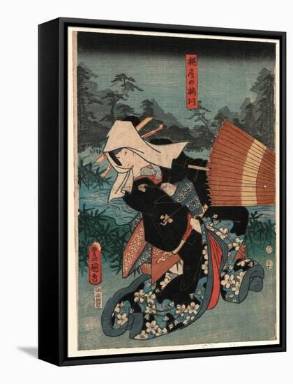 Tsuchiya No Umegawa-Utagawa Toyokuni-Framed Stretched Canvas