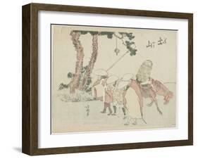 Tsuchiyama, 1799-1802-Katsushika Hokusai-Framed Giclee Print