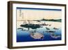 Tsukada Island in the Musashi Province, c.1830-Katsushika Hokusai-Framed Premium Giclee Print