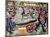 Tsukiji Fish Market, 2005-PJ Crook-Mounted Giclee Print