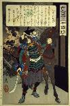 Kakitsubata O Matsu Wakashu Young Dandy Carrying Irises. Taiso-Tsukioka Yoshitoshi-Giclee Print