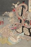 A Chronicle of the Subjugation of Kagoshima: Battle around Kumamoto Castle, 1877-Tsukioka Yoshitoshi-Giclee Print