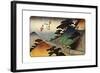 Tsumagome, 1830S-Ando Hiroshige-Framed Giclee Print