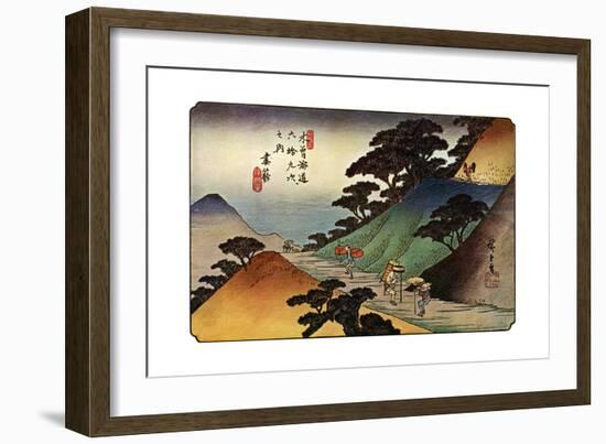 Tsumagome, 1830S-Ando Hiroshige-Framed Giclee Print