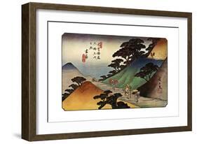 Tsumagome, 1830S-Ando Hiroshige-Framed Giclee Print