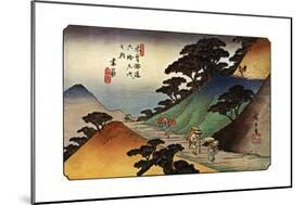 Tsumagome, 1830S-Ando Hiroshige-Mounted Giclee Print