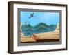 Tsunami Warning Diagram-Gwen Shockey-Framed Giclee Print