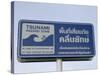 Tsunami Warning Sign, Patong Beach, Phuket, Thailand, Southeast Asia, Asia-Sergio Pitamitz-Stretched Canvas