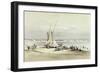 Tsur, Ancient Tyre, April 27th 1839, Plate 69 from Volume II of "The Holy Land"-David Roberts-Framed Giclee Print