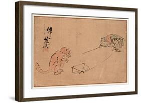 Tsuri Gitsune-Kawanabe Kyosai-Framed Giclee Print