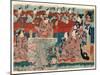 Tsurishinobu Mebae No Futsuzuka-Utagawa Kuniyoshi-Mounted Giclee Print