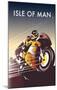 TT Racer - Dave Thompson Contemporary Travel Print-Dave Thompson-Mounted Giclee Print